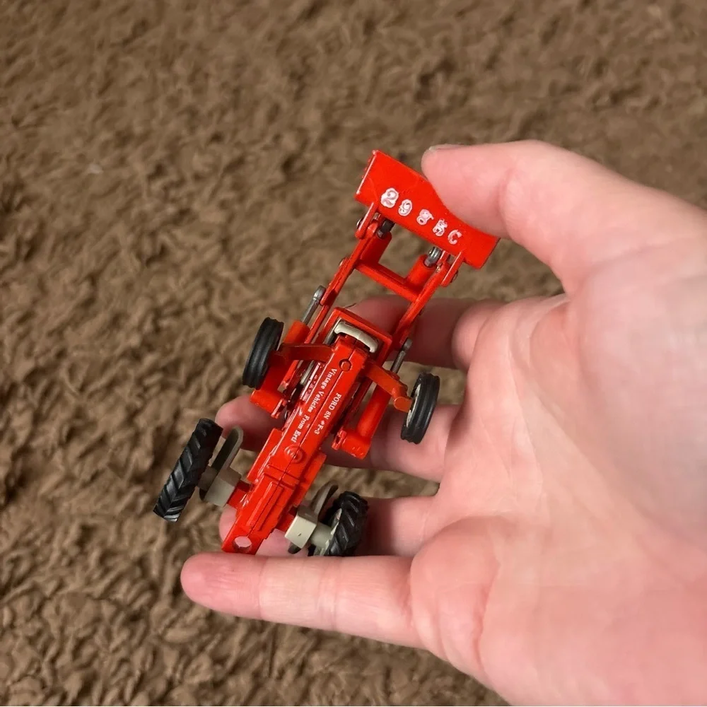 Vintage ERTL Farm Tractor - Ford 8N F-3 Red Play Toy